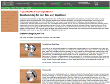 Tablet Screenshot of glasbausystem.com